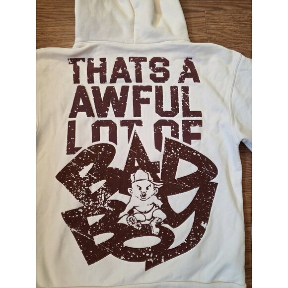 That's A Awful Lot of Cough Syrup Hoodie Mens Sz S Cant Stop Wont Stop Bad Boy - Picture 2 of 11